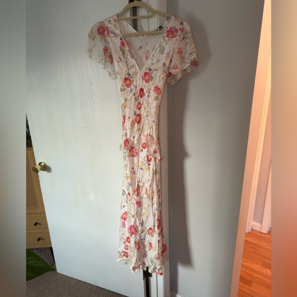 Rixo Evie Waterlily Floral Maxi Dress - Picture 5 of 10